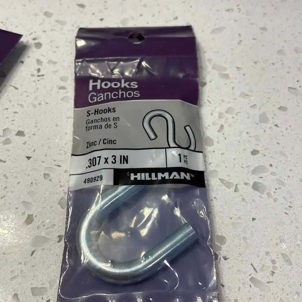 Nwt Hillman S Hook .307x3 inches. I piece